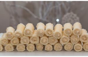 Mandelröhrchen – Rezept für Weihnachtsplätzchen