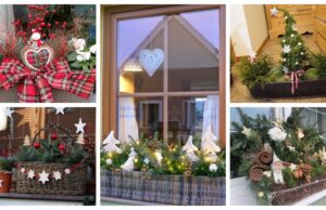 Dekorieren Sie Ihre Fensterbänke und Balkone im Winter – 25+ Inspirationen aus Töpfen