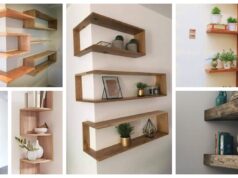 Sie wissen nicht, was Sie mit der ungenutzten Wandfläche anfangen sollen? Holzregale gestalten – Inspiration