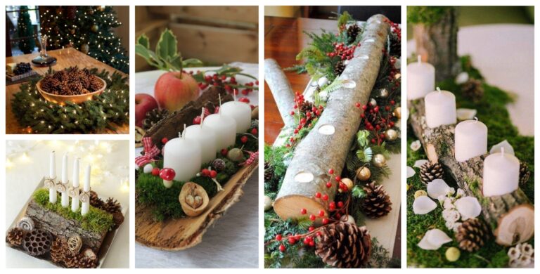 Lassen Sie die Tischdecke dieses Jahr im Schrank: tolle Ideen für den Adventstisch