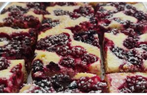 Gussobstkuchen mit Quark