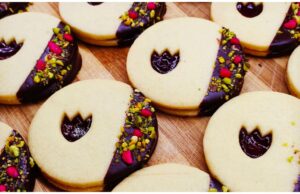 Verzierte Linzer Bonbons