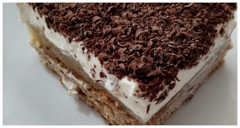 Dessert zum Kaffee oder einfach nur zum Knabbern von Äpfeln, Mascarpone und Hüttenkäse