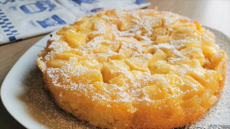 3 Äpfel und 10 Minuten genügen für diesen köstlichen Apfelkuchen