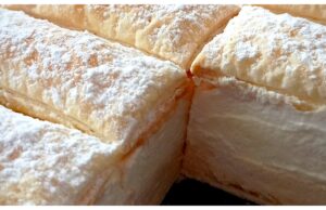 Rezept für Pudding – nur Blätterteig und Vanillepudding