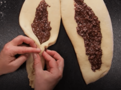 Geflochtener Laib mit Nutella-Füllung: Bereiten Sie diese Köstlichkeit zu!