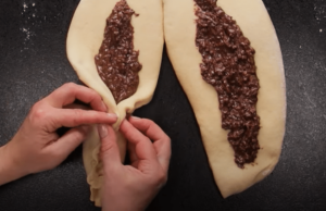 Geflochtener Laib mit Nutella-Füllung: Bereiten Sie diese Köstlichkeit zu!