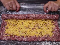 Vergessen Sie die klassischen Fleischbällchen und probieren Sie diese gebratene Rolle im Teig