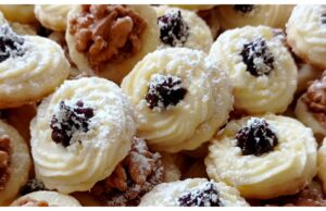 Rezept für Käsekuchen und Walnussplätzchen