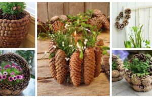 Mit einfachen Tannenzapfen schöne Frühlingsdekorationen basteln – Inspiration