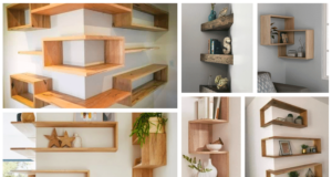 Stören Sie kahle Wände? Lassen Sie sich inspirieren und gestalten Sie eines dieser schönen Holzregale