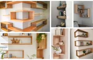 Stören Sie kahle Wände? Lassen Sie sich inspirieren und gestalten Sie eines dieser schönen Holzregale
