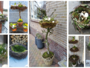 Gestalten Sie ein Nest aus Zweigen, das Sie den ganzen Frühling über erfreut: 25+ schöne Ideen