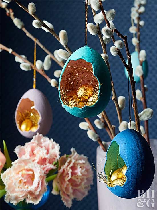Vaječné skořápky, jako součást velikonoční dekorace – Inspirujte se!