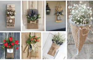 Blumendekorationen aus einfacher Jute: 20+ schöne Inspirationen für Sie!
