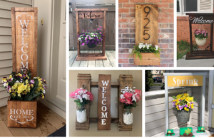 Gestalten Sie eine dieser schönen Dekorationen – Blumen müssen zum Beispiel nur noch aufgehängt werden!