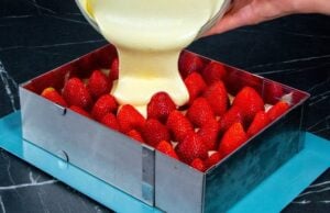 Erdbeer-Dessert mit Sahne, Keksen und Kakao – Ungebackene Köstlichkeiten!