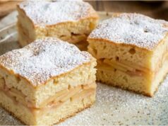 Hefekuchen mit Äpfeln und Erdbeer-Note: Saftigkeit in jedem Bissen Apfel-Hefekuchen mit Erdbeer-Pudding – auch am nächsten Tag saftig