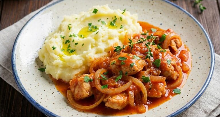 Hähnchenbrust mit Zwiebeln und Knoblauch: Schnelles Pfannen- oder Ofengericht