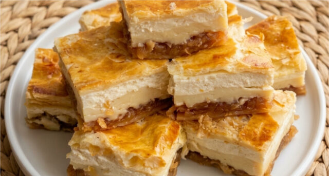 apfelkuchen-blaetterteig-quark-pudding-schnell-einfach-185 Apfelkuchen aus Blätterteig mit Quark und Pudding – schnell und einfach