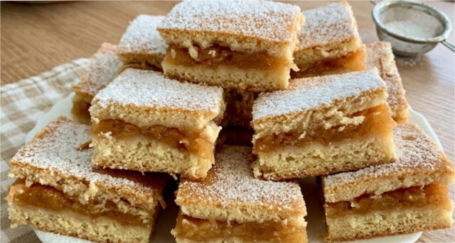 apfelschnitten-mit-zimt-blech Apfelschnitten mit Zimt auf einem Blech