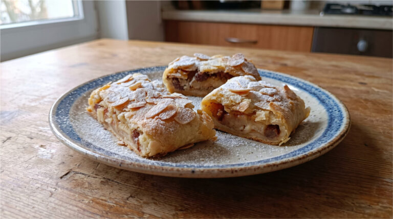 Apfelstrudel mit Mohn: Zarter Quarkteig und saftige Füllung