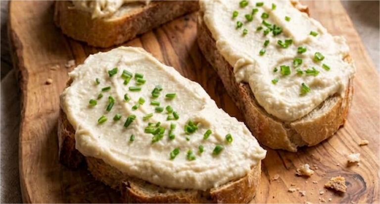 Aufstrich aus gebratenen Eiern: Mit Frischkäse und etwas Senf in wenigen Minuten fertig