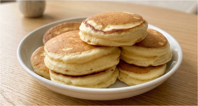 Rezept für extra fluffige japanische Pfannkuchen: Hoch, zart und leicht wie eine Wolke