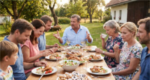 Bei der Familienfeier sprach mein Schwager ständig über Gehälter – am Ende drückte er sich vor dem gemeinsamen Geschenk Familienfeier mit angespannter Atmosphäre.