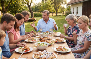 Bei der Familienfeier sprach mein Schwager ständig über Gehälter – am Ende drückte er sich vor dem gemeinsamen Geschenk Familienfeier mit angespannter Atmosphäre.