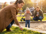Auf dem Kinderspielplatz zündete sie sich direkt neben den Kleinkindern eine Zigarette an. Als ich sie darauf hinwies, blies sie mir den Rauch ins Gesicht Konfrontation und Reaktion der Raucherin.