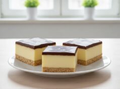 Hausgemachte Monte-Schnitten ohne Backen: Unwiderstehliche Kombination aus Milchcreme und Schokolade Monte-Schnitten vom Blech: Hausgemachtes ungebackenes Dessert mit Milchcreme und Schokolade
