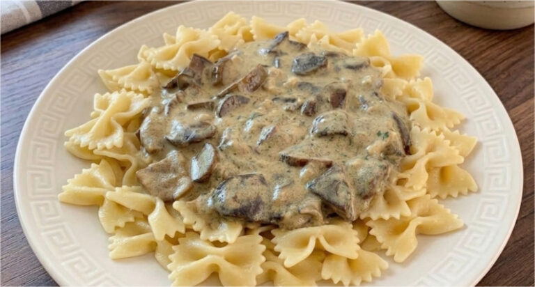 Pilze süß-sauer: Feine weiße Pilzsoße mit Nudeln oder Knödel
