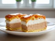 Konditorentraum vom Blech: Luxuriöser Karamell-Windbeutel einfach gemacht Windbeutel vom Blech mit Karamellcreme: Traditionelles Dessert ohne aufwändiges Dekorieren