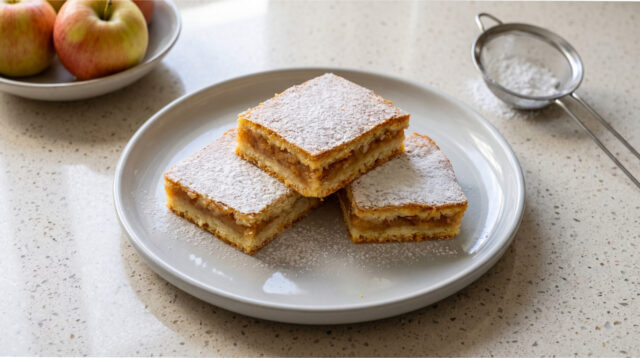 apfelkuchen-mit-nussen-blech Apfelkuchen mit Nüssen auf dem Blech