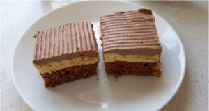 Cognac-Schnitten mit Schokolade: Saftiger Biskuit, zarte Creme und einfache Zubereitung Cognac-Schnitten mit Schokolade, saftiger Biskuit, zarte Creme und einfache Zubereitung