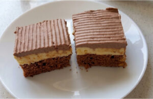 Cognac-Schnitten mit Schokolade: Saftiger Biskuit, zarte Creme und einfache Zubereitung Cognac-Schnitten mit Schokolade, saftiger Biskuit, zarte Creme und einfache Zubereitung