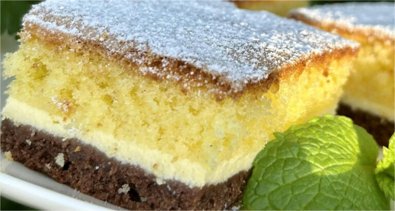 Dreifarbiger Kuchen mit Quark: Saftiges Gebäck mit drei markanten Schichten