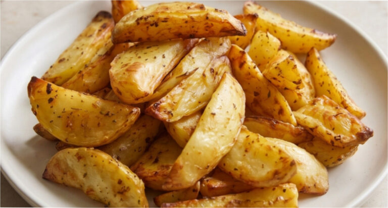 Gebackene Kartoffeln in Honig-Senf-Marinade: Knusprige Beilage ohne zusätzliches Salz