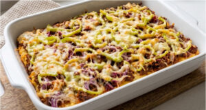 Kartoffelblechfladen ohne Braten: Knuspriger Genuss für die ganze Familie Knuspriger Kartoffelfladen vom Blech – sättigender Genuss für die ganze Familie