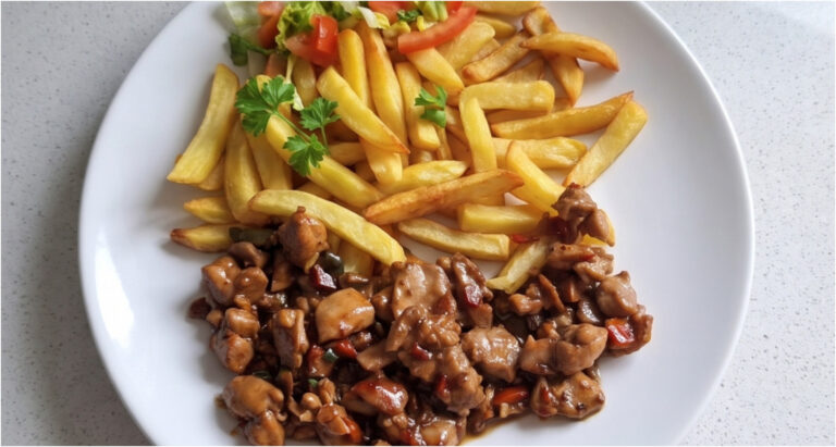 Schnelle Hähnchenschenkelstücke: Saftiges Fleisch mit Austernsauce und getrockneten Tomaten