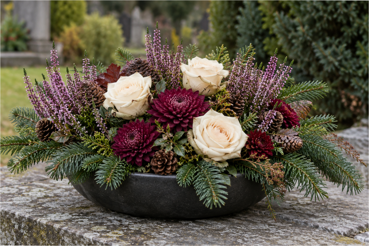 Z květin a jehličí vzniknou nádherné dušičkové vazby: 20 inspirací k uctění památky blízkých