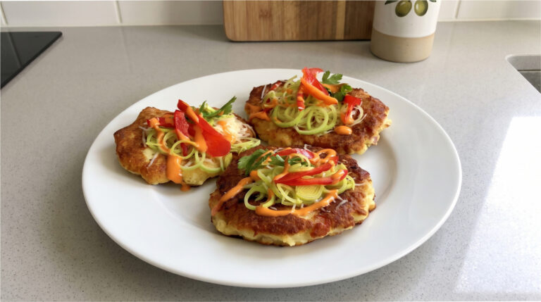 Herzhafte Kartoffelpuffer aus gekochten Kartoffeln: Knuspriges Abendessen aus Resten in 25 Minuten